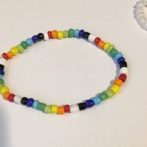Rainbow beaded bracelet